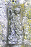 Kirchenpatron am Aufgang